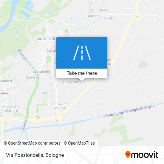 Via Possioncella map