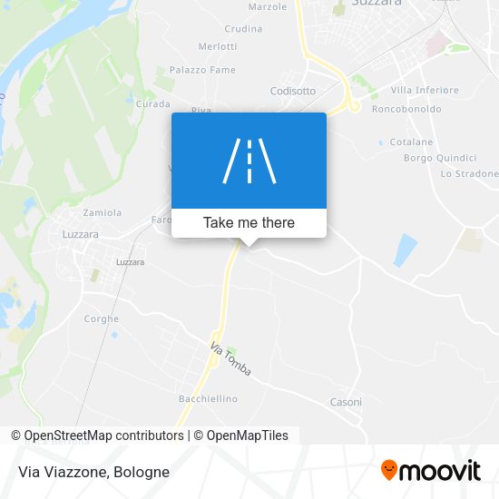 Via Viazzone map