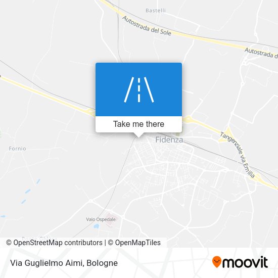 Via Guglielmo Aimi map