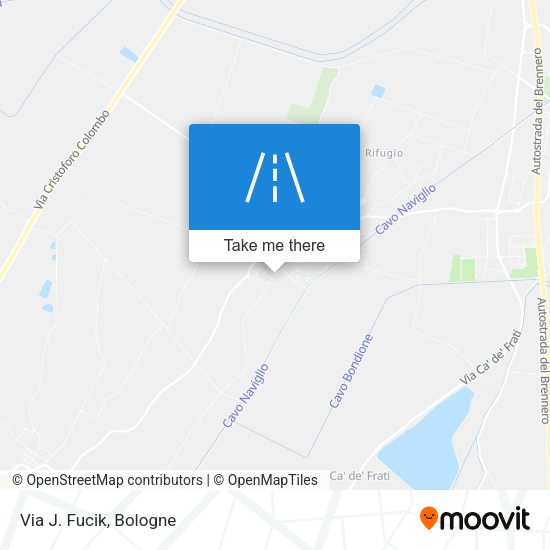 Via J. Fucik map