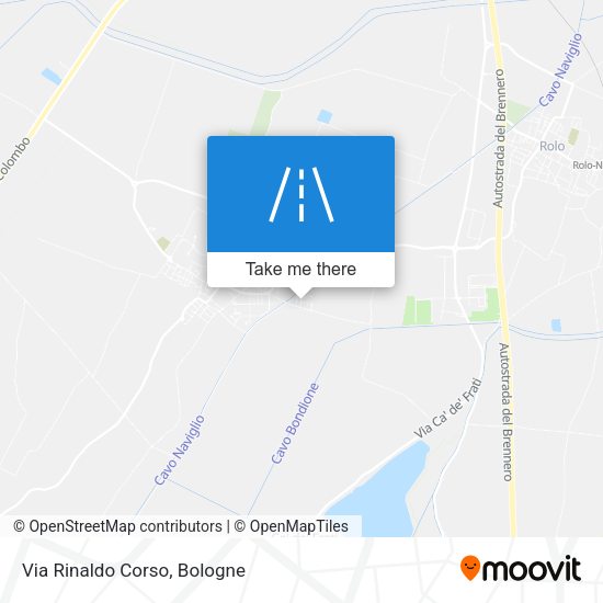 Via Rinaldo Corso map