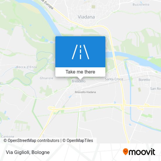 Via Giglioli map