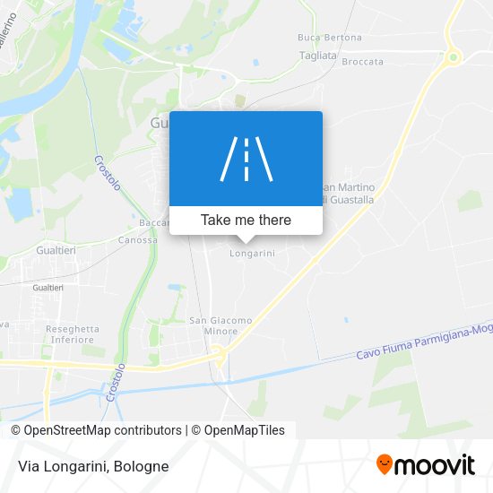 Via Longarini map