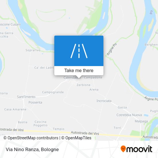 Via Nino Ranza map