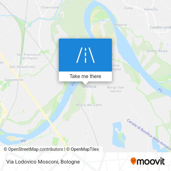 Via Lodovico Mosconi map