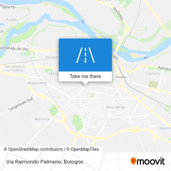 Via Raimondo Palmerio map