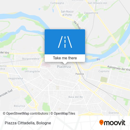 Piazza Cittadella map
