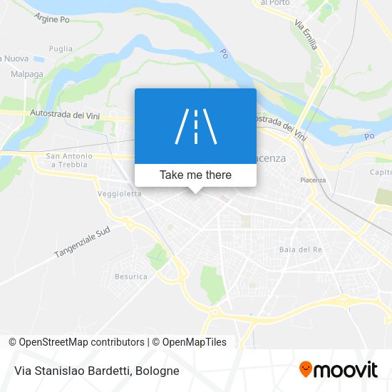 Via Stanislao Bardetti map