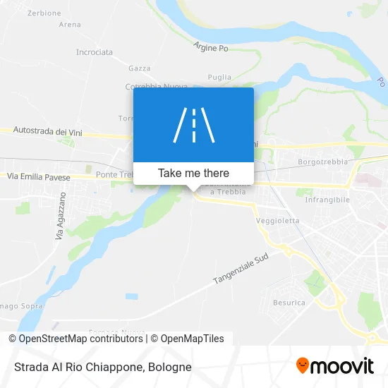 Rio Chiappone Road map