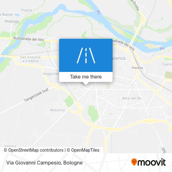 Via Giovanni Campesio map