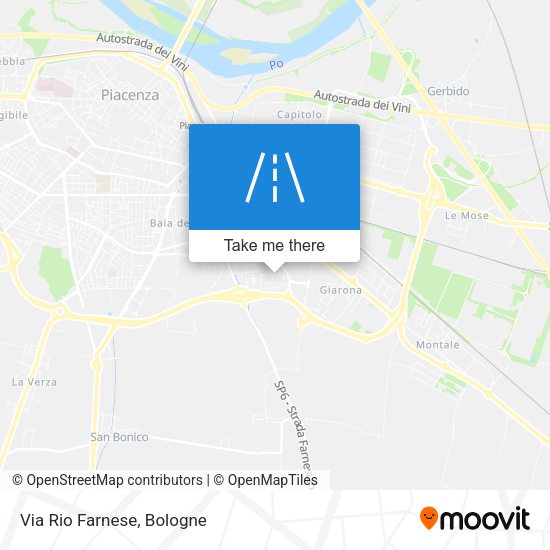 Via Rio Farnese map
