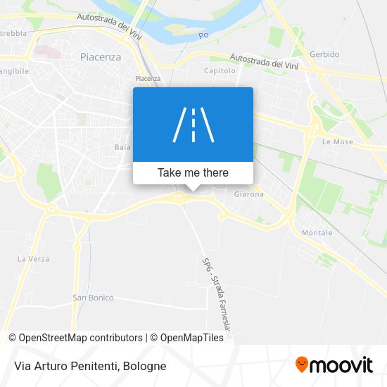 Via Arturo Penitenti map