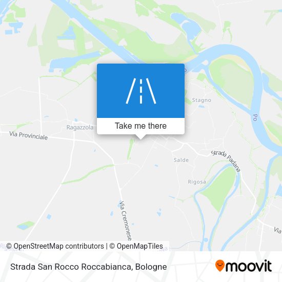 Strada San Rocco Roccabianca map