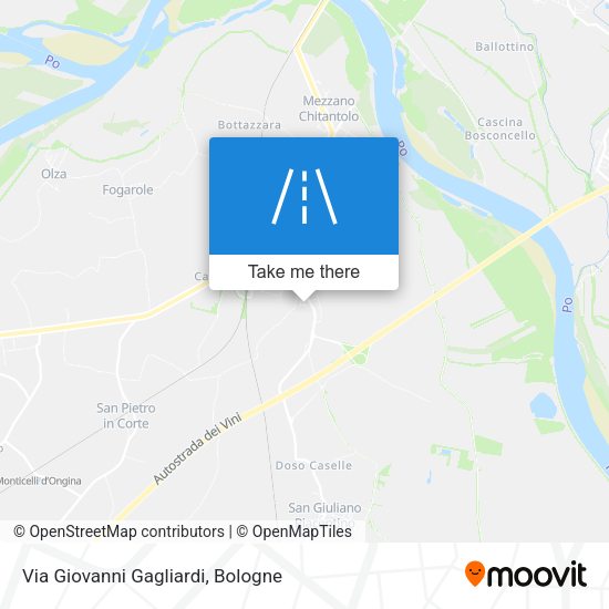 Via Giovanni Gagliardi map
