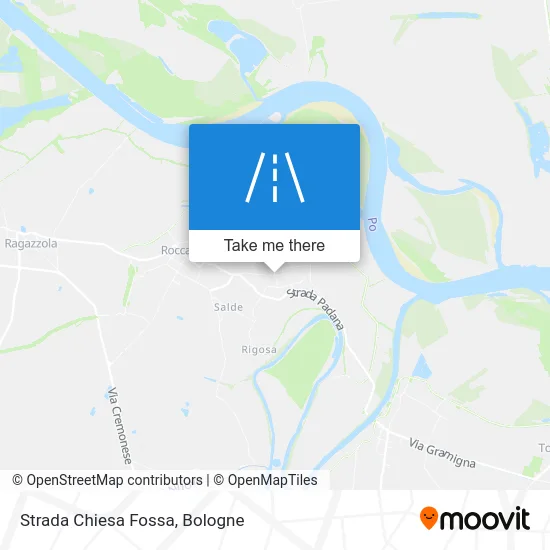 Chiesa Fossa Road map