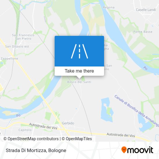 Strada Di Mortizza map
