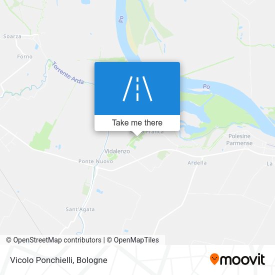 Vicolo Ponchielli map