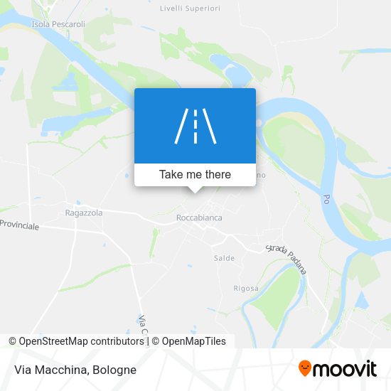 Via Macchina map