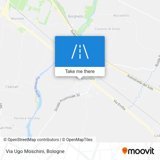 Via Ugo Moschini map
