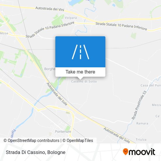 Strada Di Cassino map