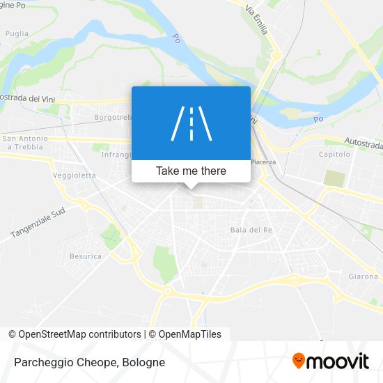 Parcheggio Cheope map