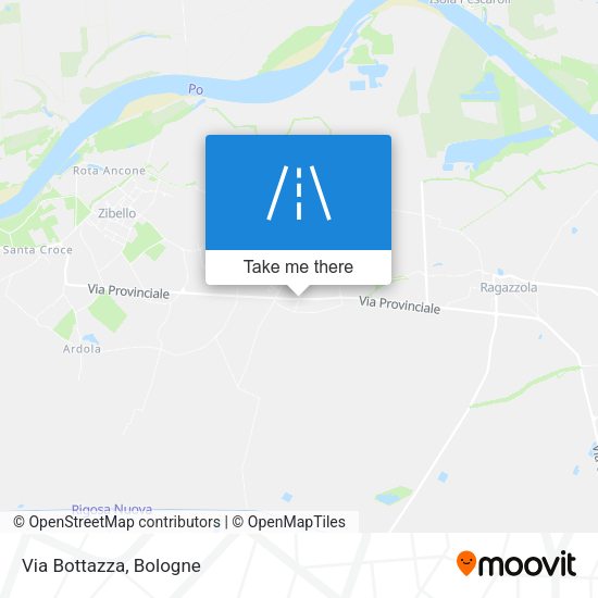 Via Bottazza map