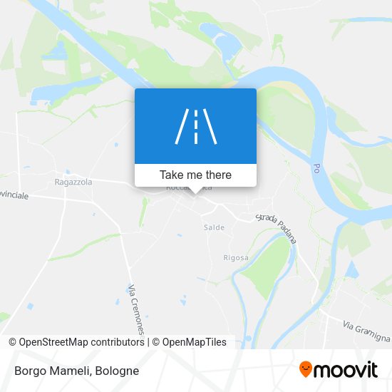 Borgo Mameli map