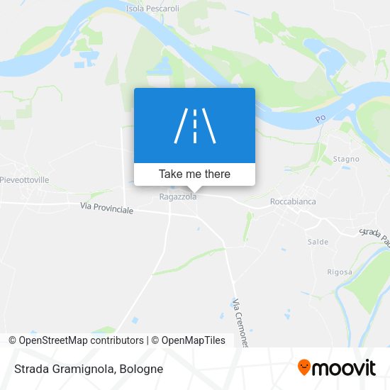 Strada Gramignola map