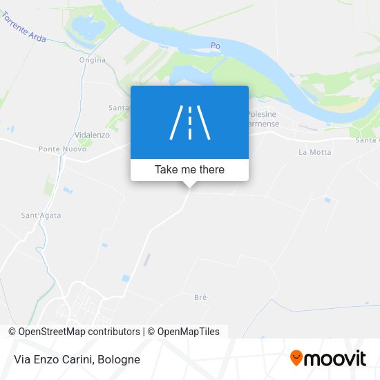 Via Enzo Carini map