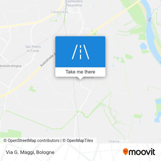 Via G. Maggi map