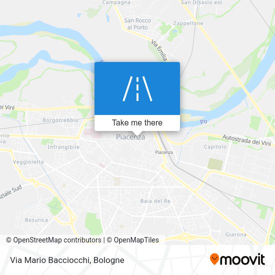Via Mario Bacciocchi map