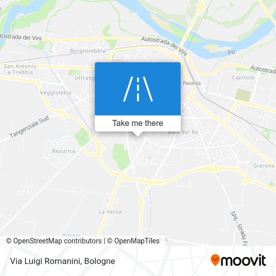 Via Luigi Romanini map
