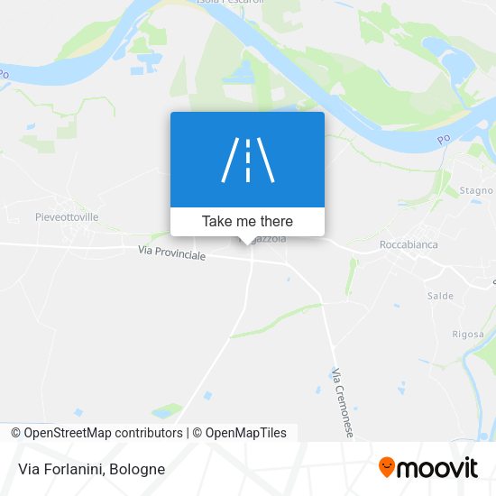 Via Forlanini map