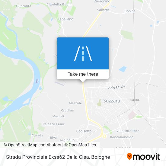 Strada Provinciale Exss62 Della Cisa map