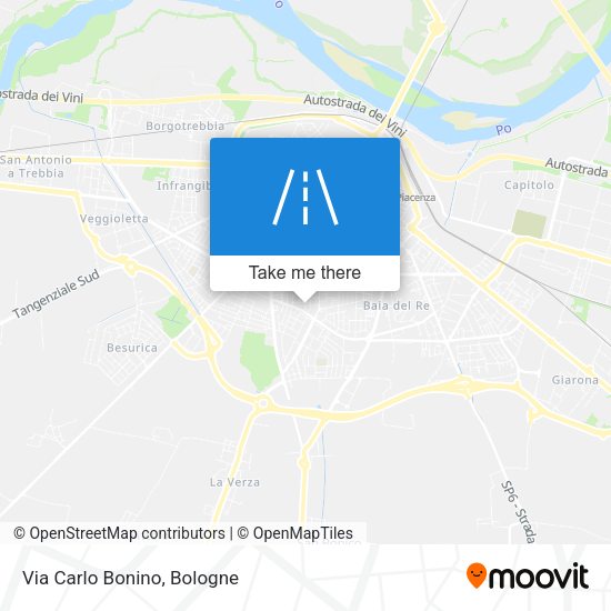 Via Carlo Bonino map