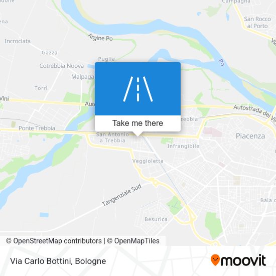 Via Carlo Bottini map