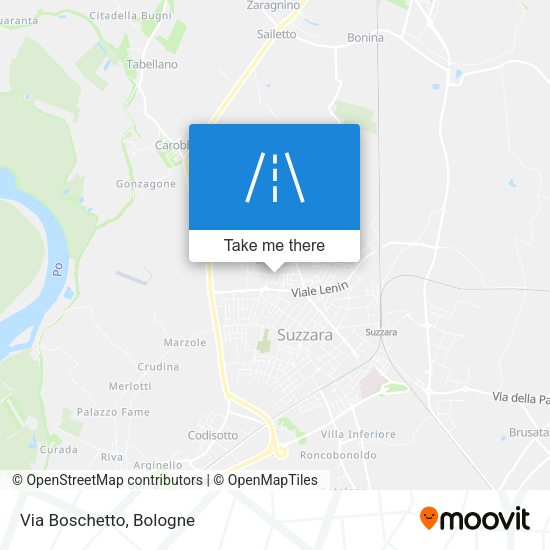 Via Boschetto map