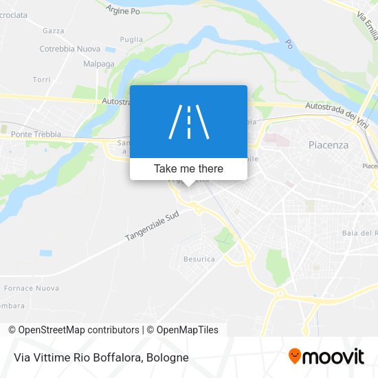 Via Vittime Rio Boffalora map