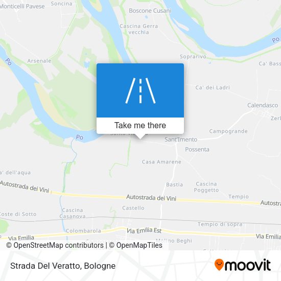 Strada Del Veratto map