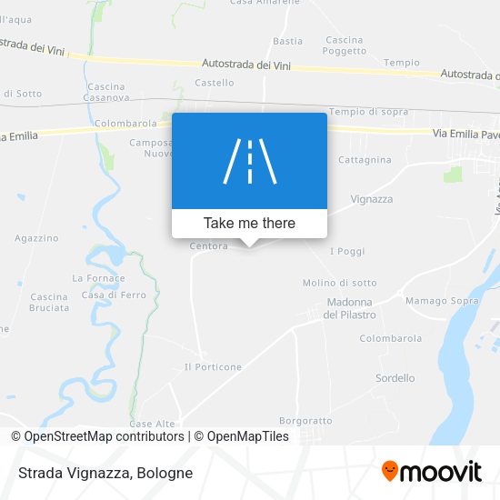 Strada Vignazza map