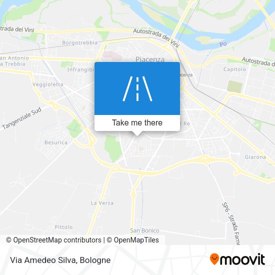 Via Amedeo Silva map