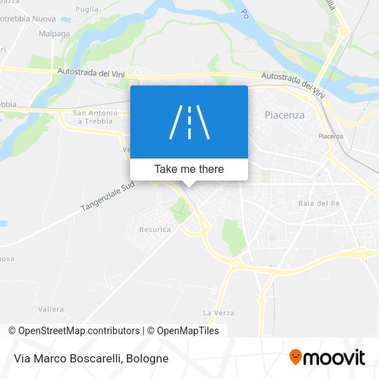 Via Marco Boscarelli map