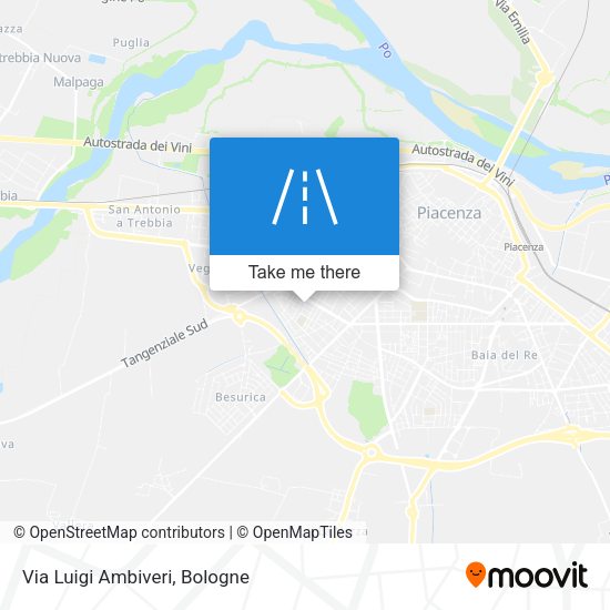 Via Luigi Ambiveri map