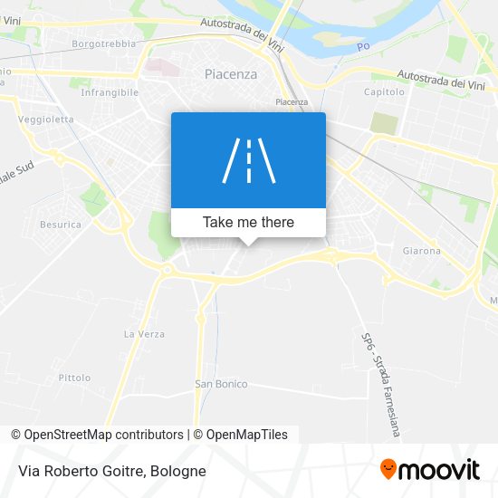Via Roberto Goitre map
