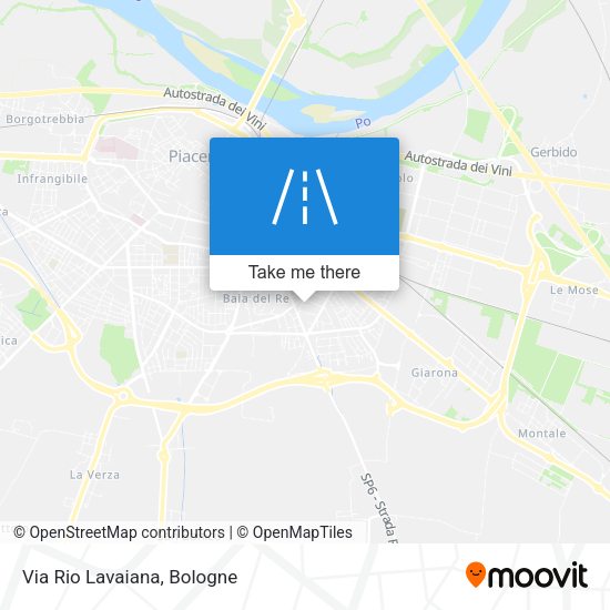 Via Rio Lavaiana map