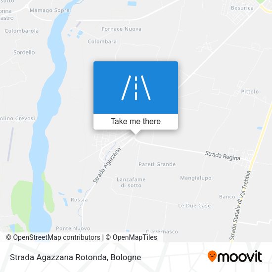 Strada Agazzana Rotonda map