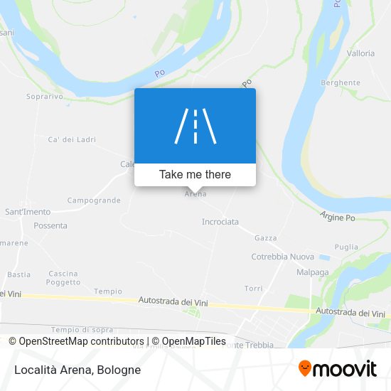 Località Arena map