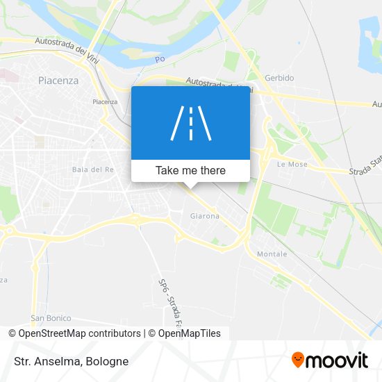 Str. Anselma map