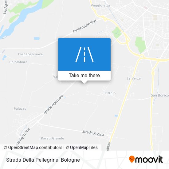 Strada Della Pellegrina map
