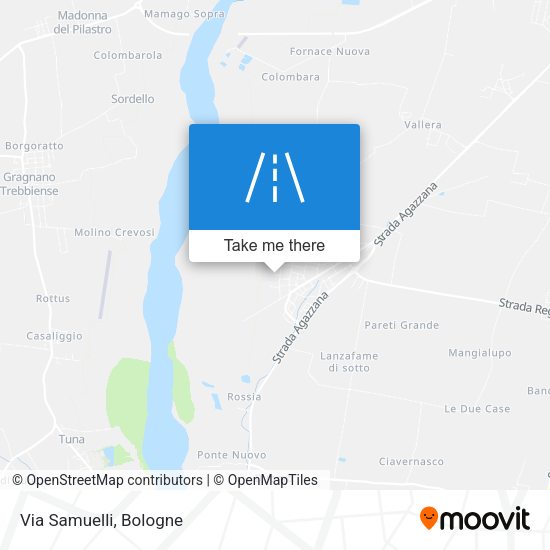 Via Samuelli map